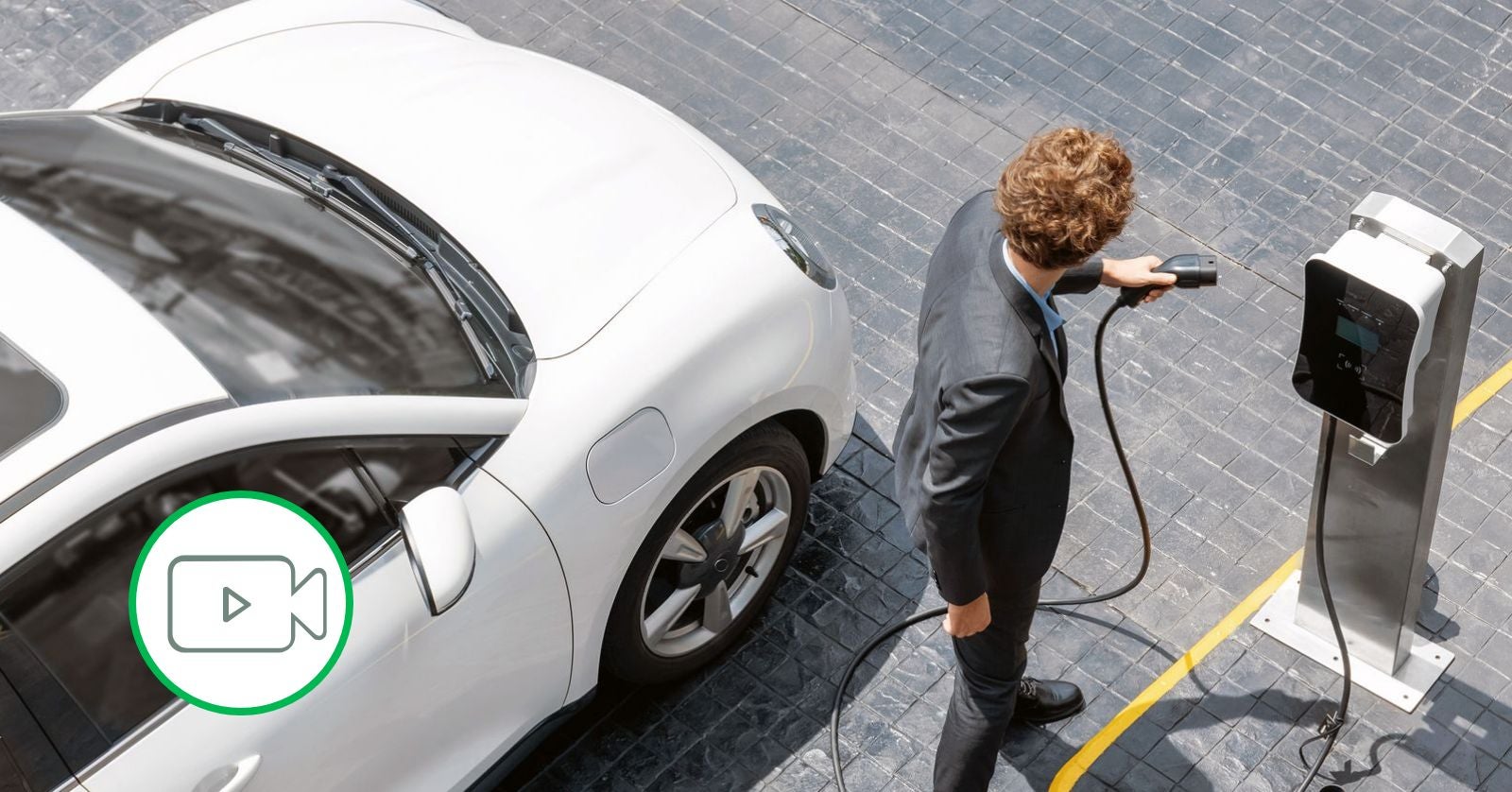 plugging in electric car