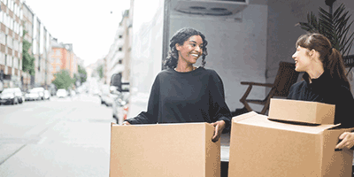 people carrying boxes