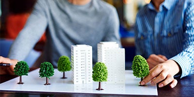Model of buildings