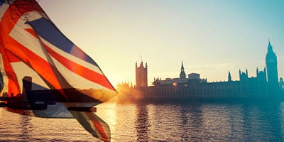 flag and london