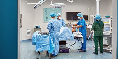 surgeons in operating room