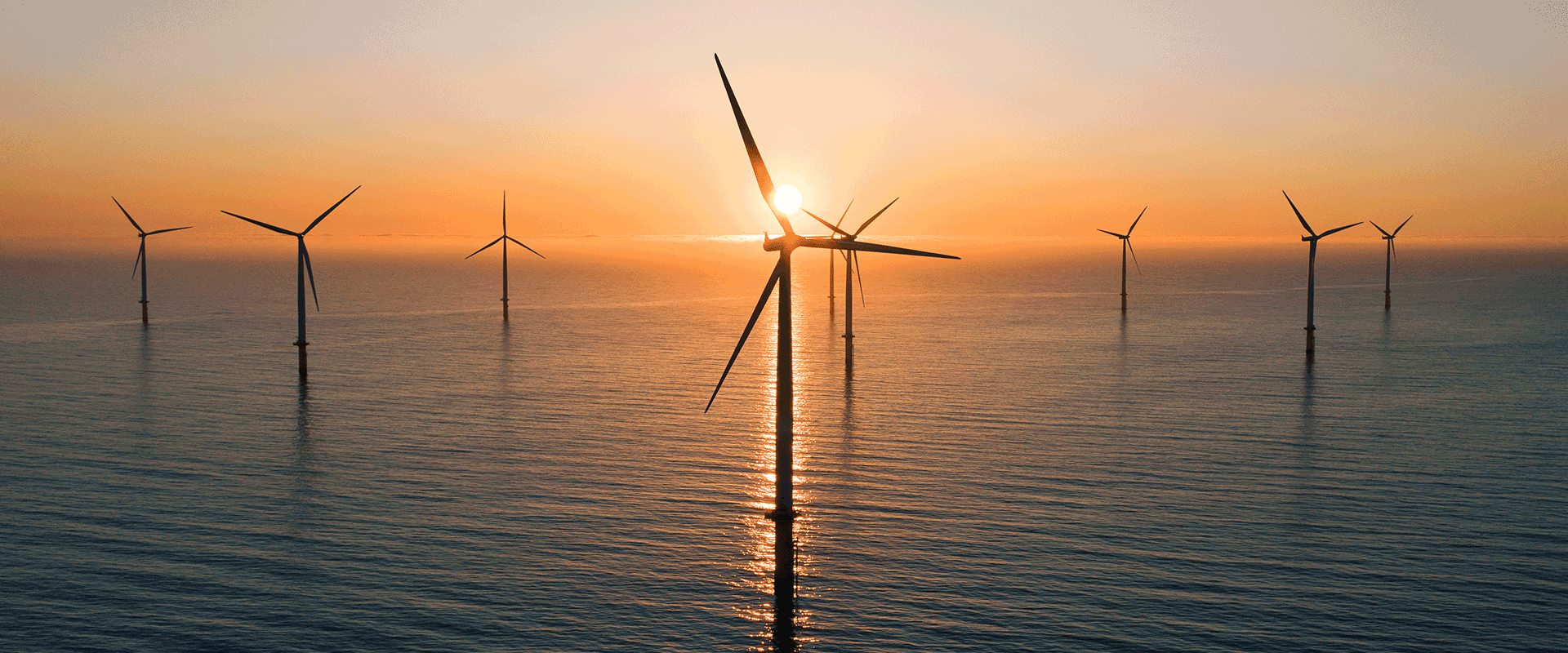 wind turbines in ocean