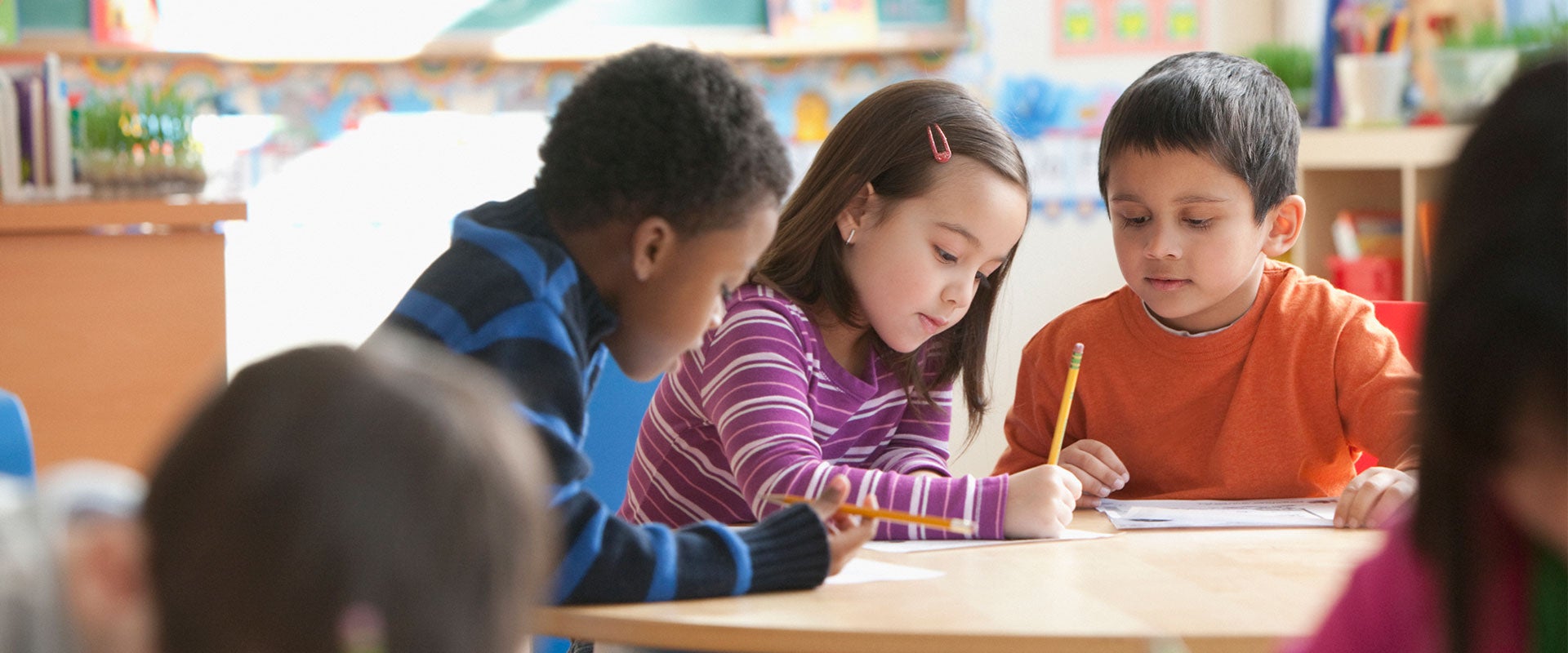 students in classroom