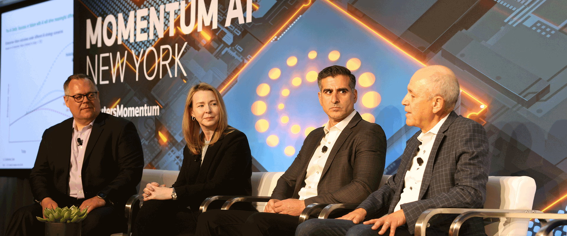 Darren Perry and speakers' panel