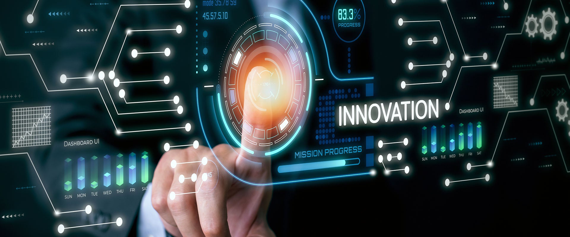 abstract digital image of innovation