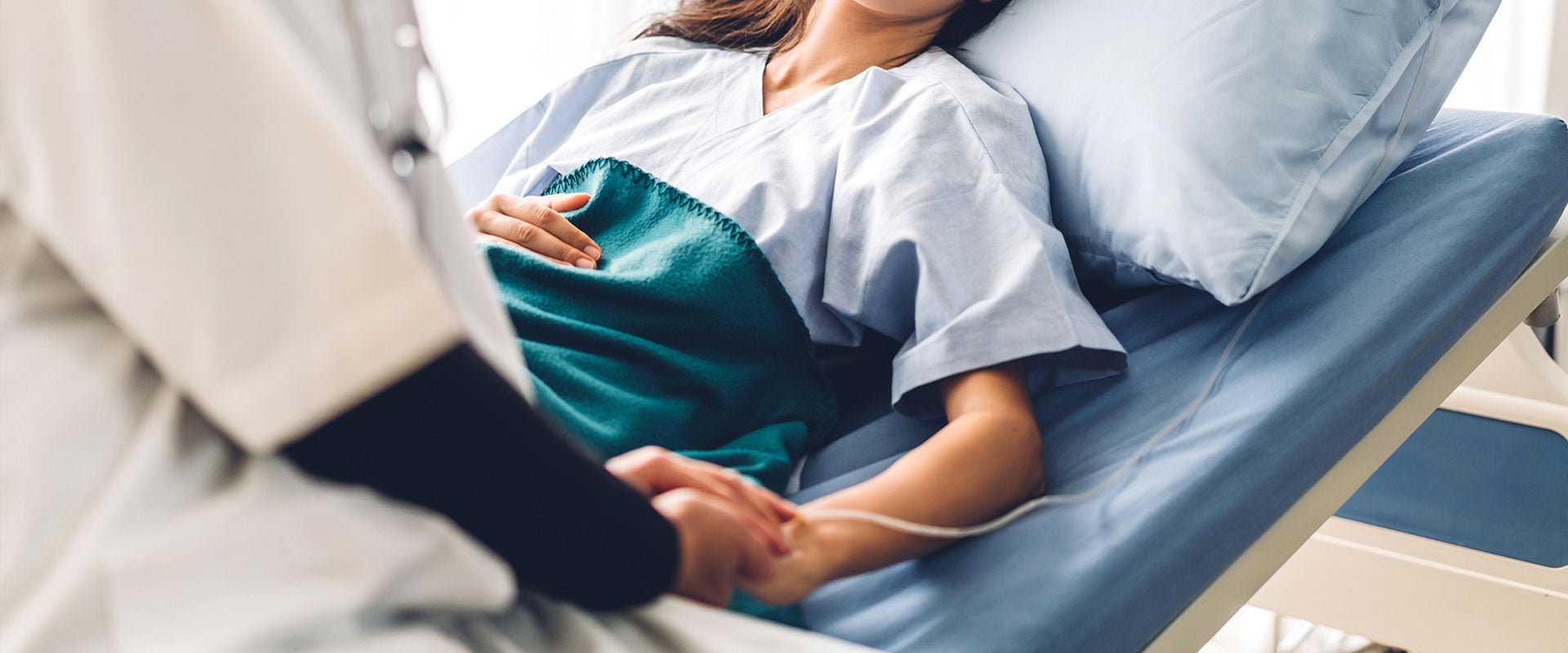 nurse helping patient