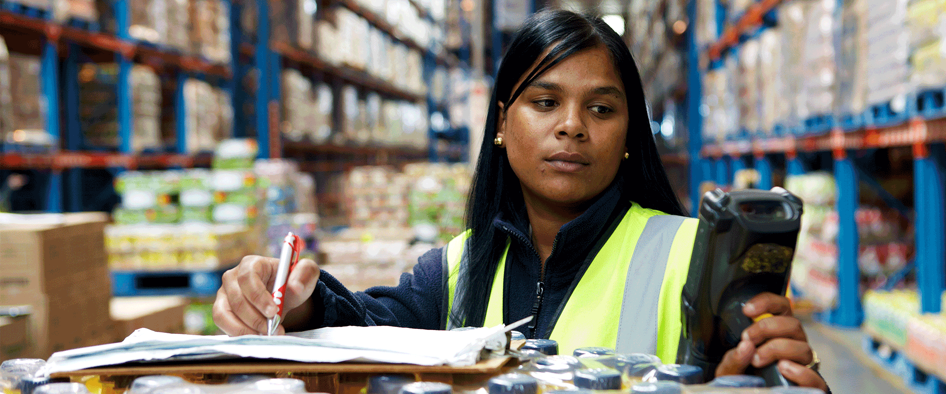 worker in warehouse