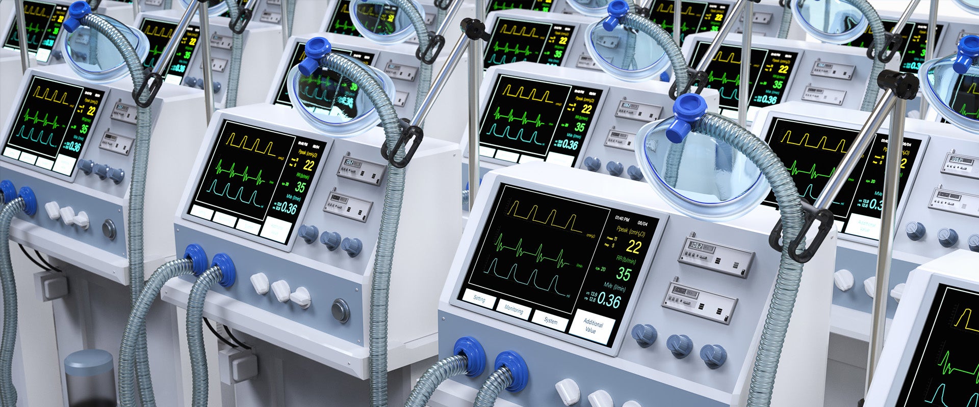 Medical devices in ready to be shipped