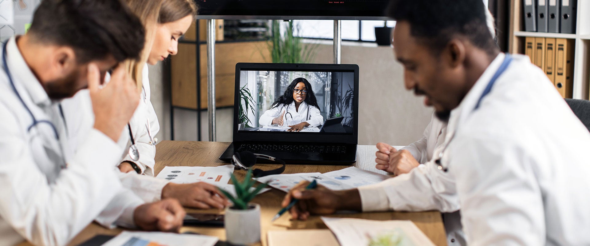 video call between doctors