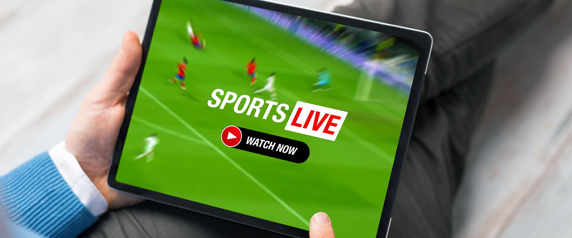 sports streaming on tablet