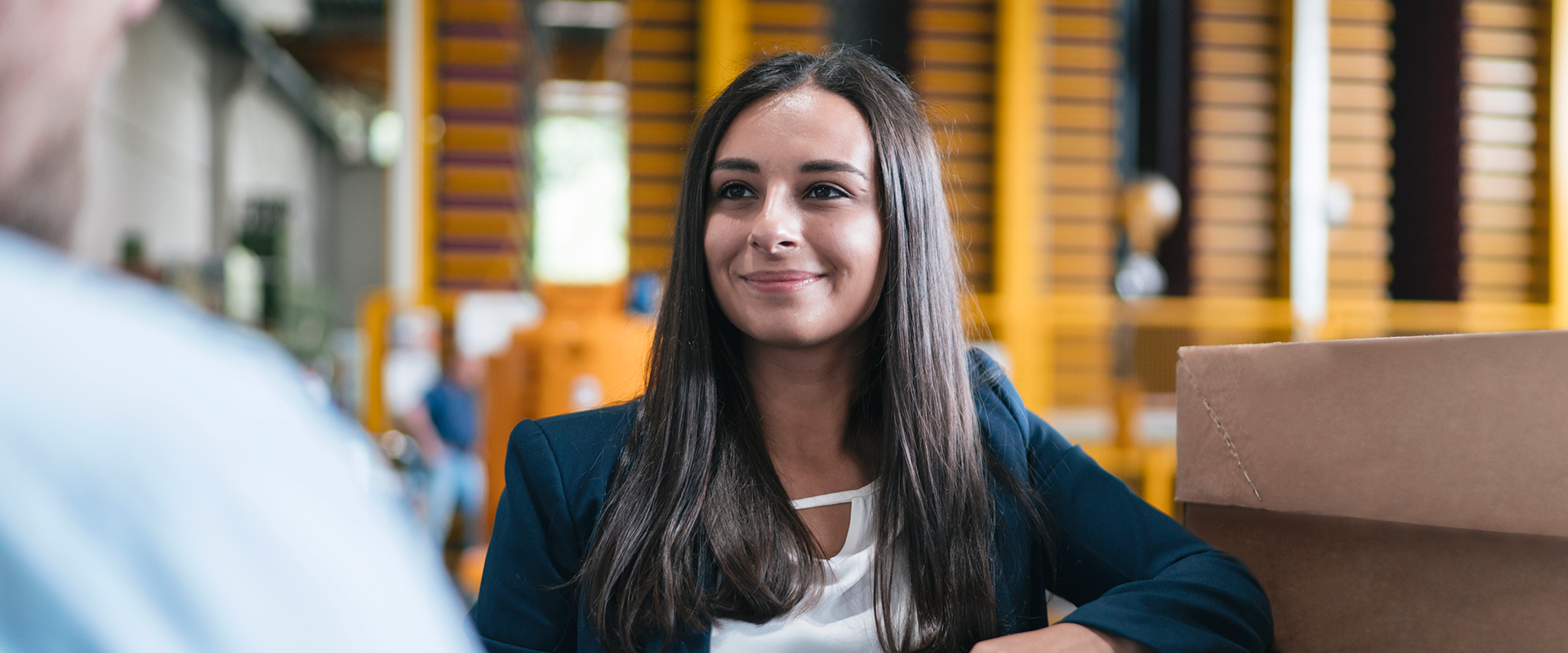 smiling woman