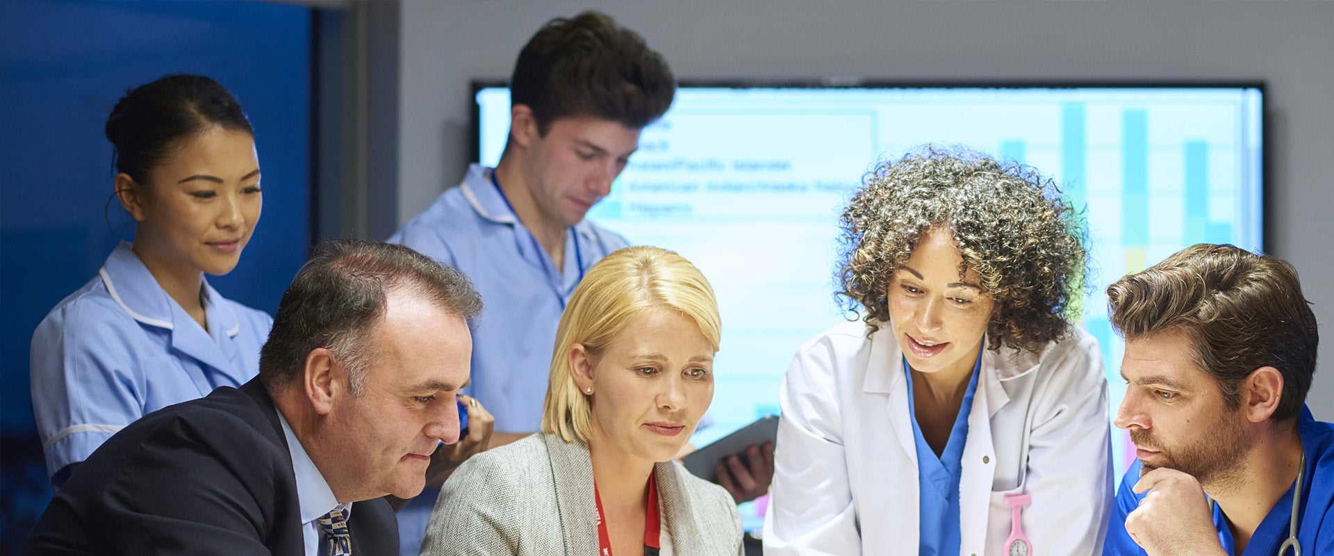 medical professionals in a meeting