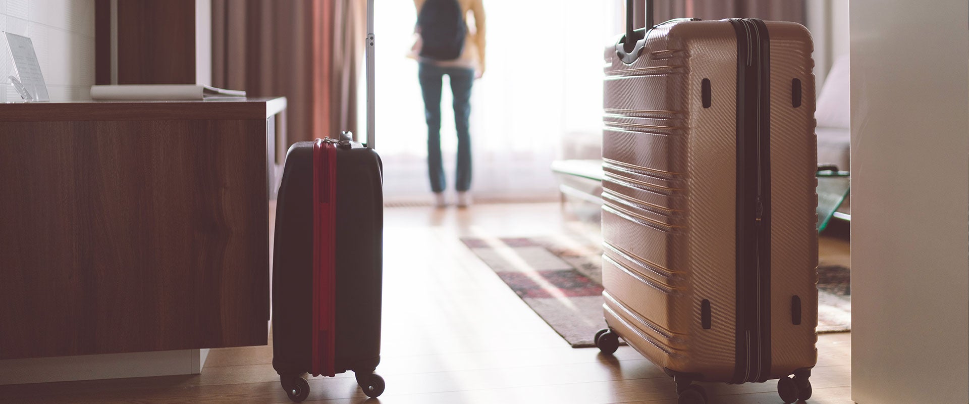 luggage in hotel