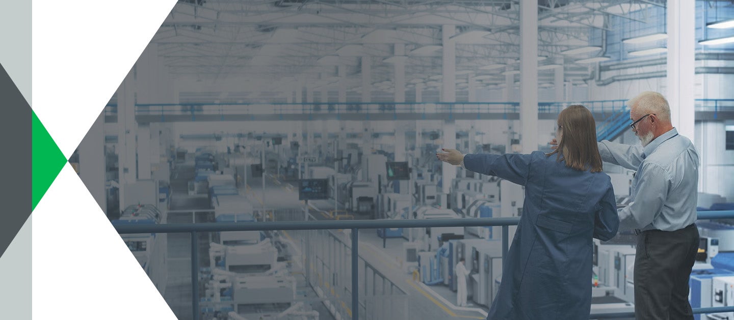 workers in manufacturing plant