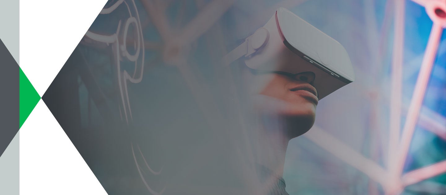 women using VR headset