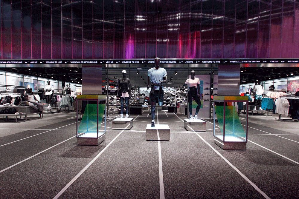 Nike store interior