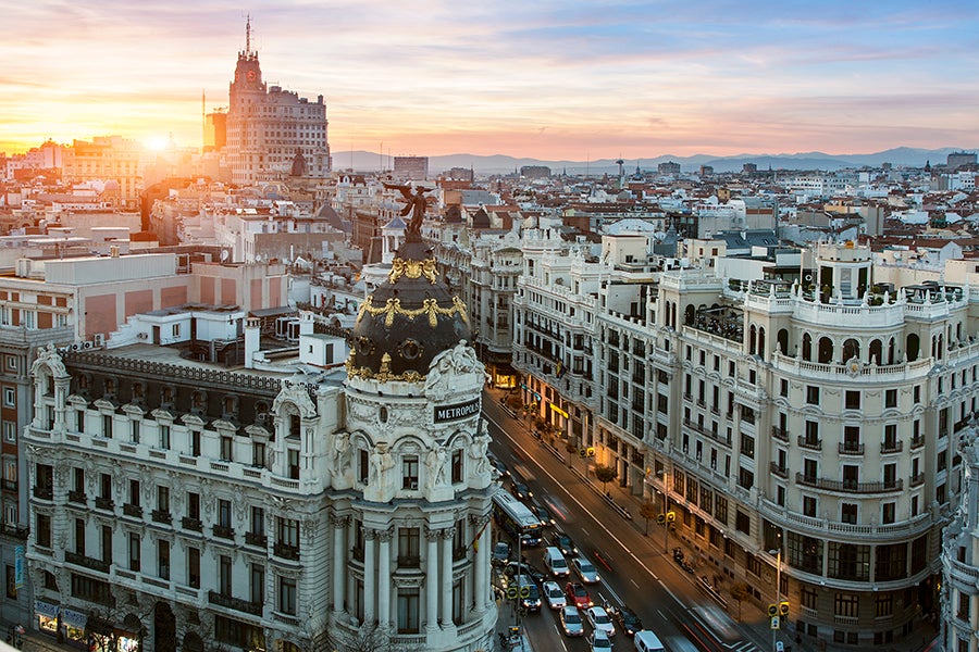 Madrid skyline