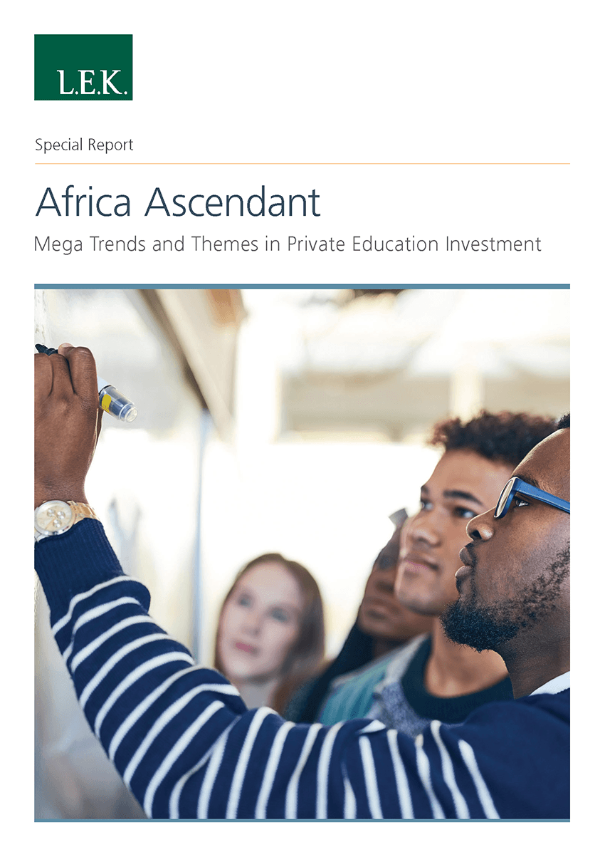 Private education investment trends in Africa report