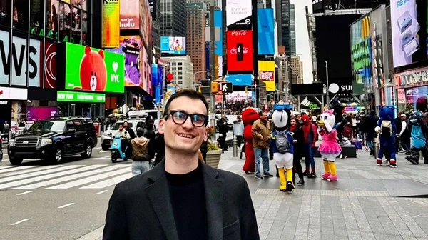 andrea in times square