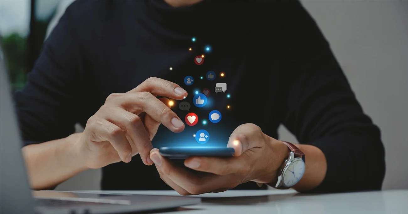 abstract digital image of phone