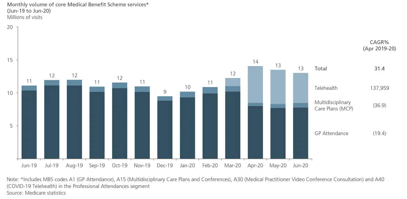 telehealth service usage flow 
