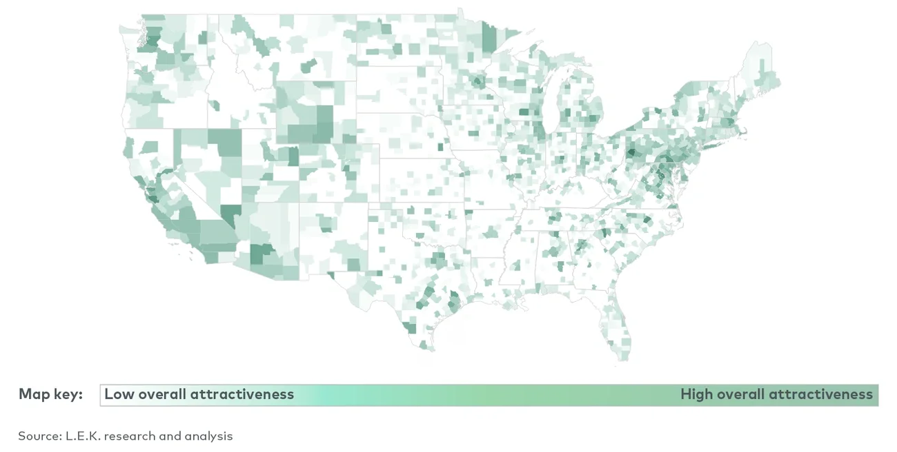 Residential example target geographies 