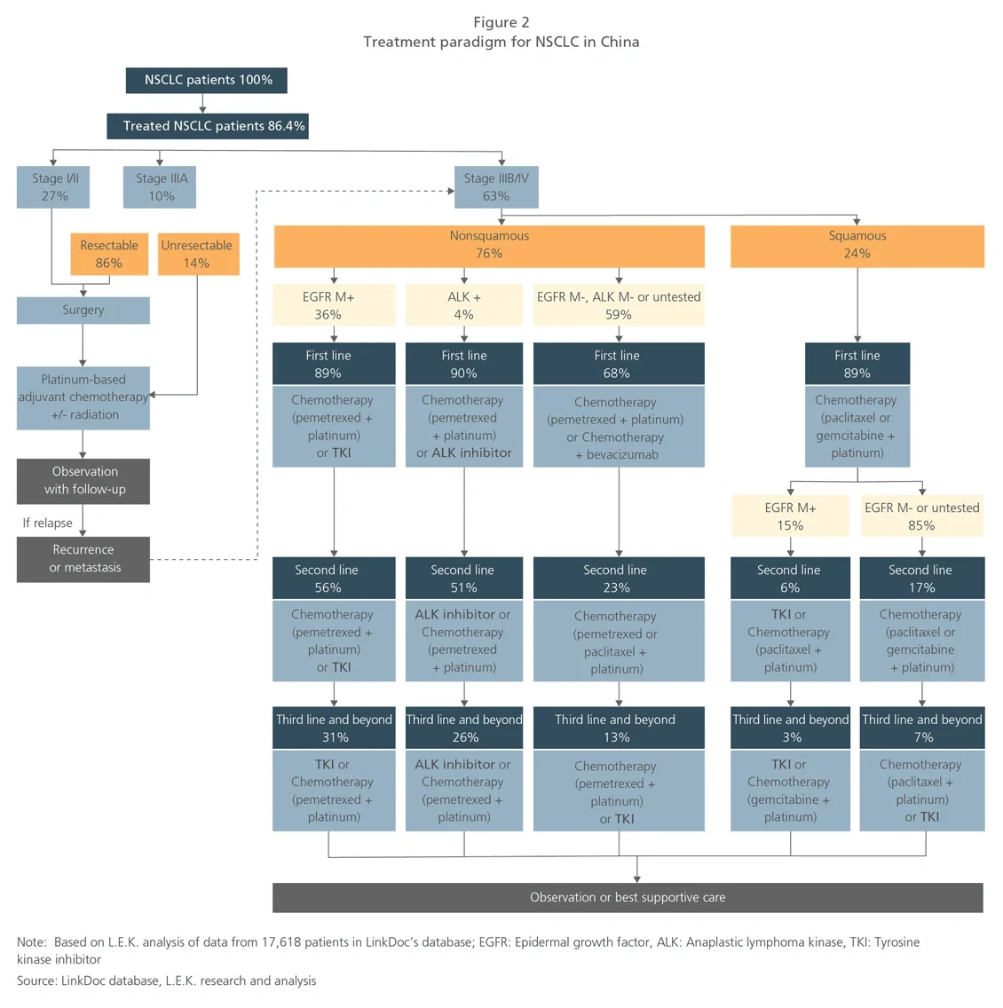 treatment paradigm for NSCLC in China