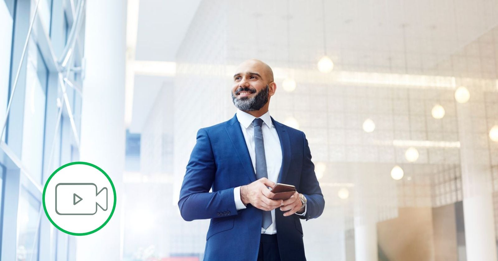 smiling man in suit