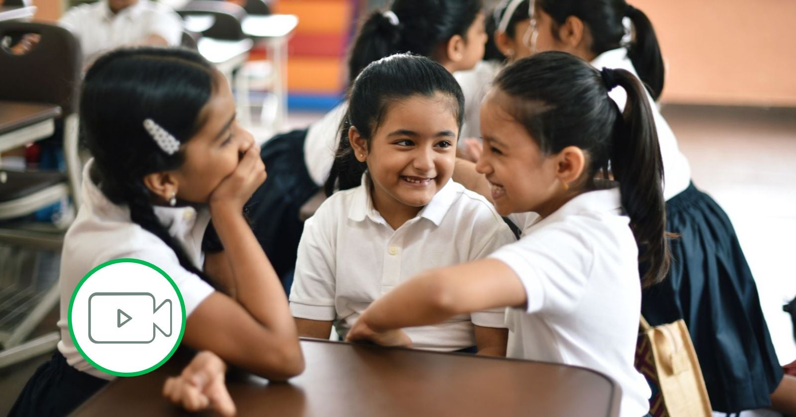 group of young students