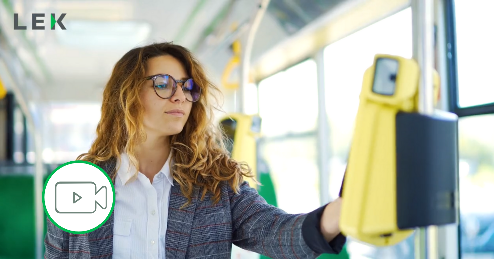 woman paying for public transport