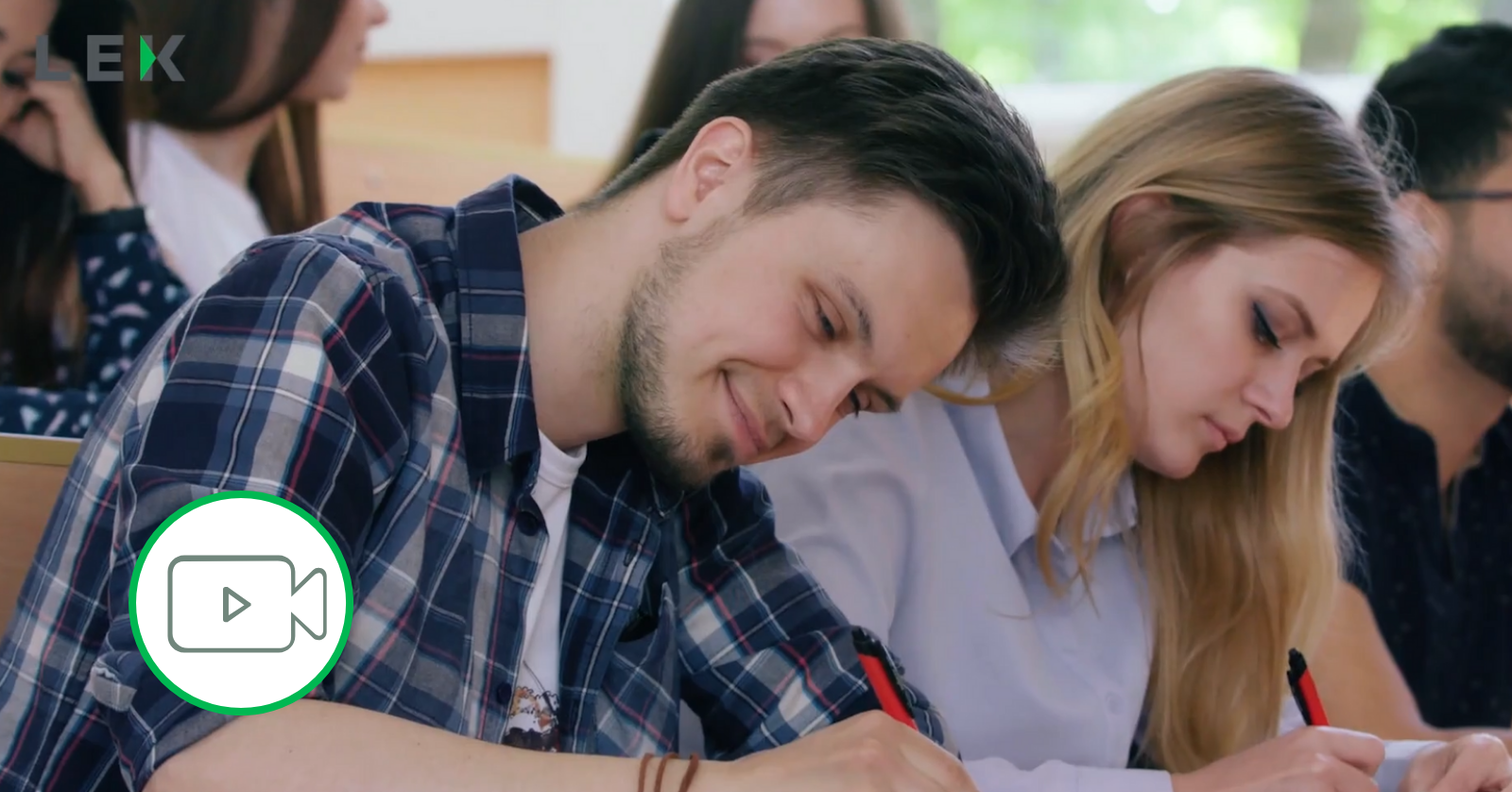 students taking notes