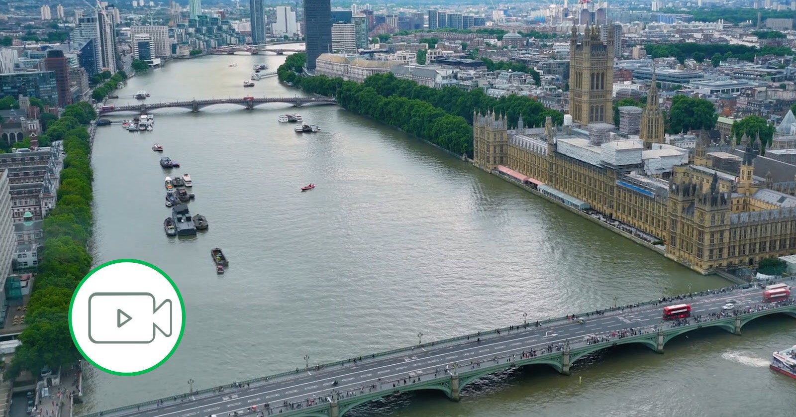 Thames River in London